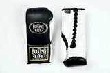 No Boxing No Life Black Boxing Gloves with White Palm