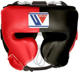 Winning Red and Black Split Headgear, Cheek-Protector Style