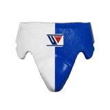 Winning White and Royal Blue Split Groin Guard