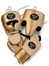 No Boxing No Life Gold and Cream Metallic Split Set, 6 oz to 18 oz