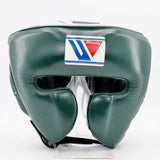 Winning Forest Green Headgear with Cheek Protection