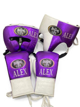 No Boxing No Life Purple and Cream Metallic Split Boxing Set