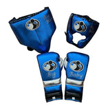 Grant Royal Blue Metallic Boxing Set, 6 oz to 18 oz Gloves