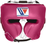 Winning Raspberry Pink Headgear with Padded Cheek Guards