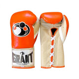 Grant Orange and Cream Boxing Gloves with Orange Laces