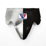 Winning Silver and Black Groin Guard, Metallic Two-Tone