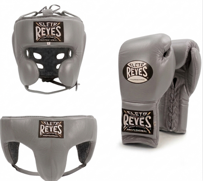 Cleto Reyes Pure Silver Boxing Set in Light Silver-Gray