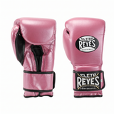 Cleto Reyes Metallic Pink Training Boxing Gloves, 6 oz to 18 oz