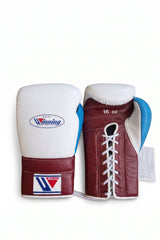 Winning White Gloves, Maroon Palm and Sky Blue Thumb